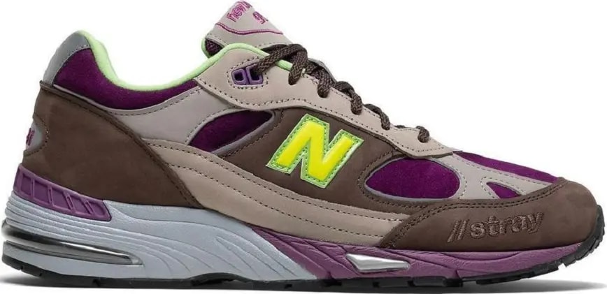 Giày New Balance "Purple Green" x Sneaktorious Stray Rats M991SRG — kich-thuoc: 43 Giày New Balance "Purple Green" x Sneaktorious Stray Rats M991SRG — kich-thuoc: 43