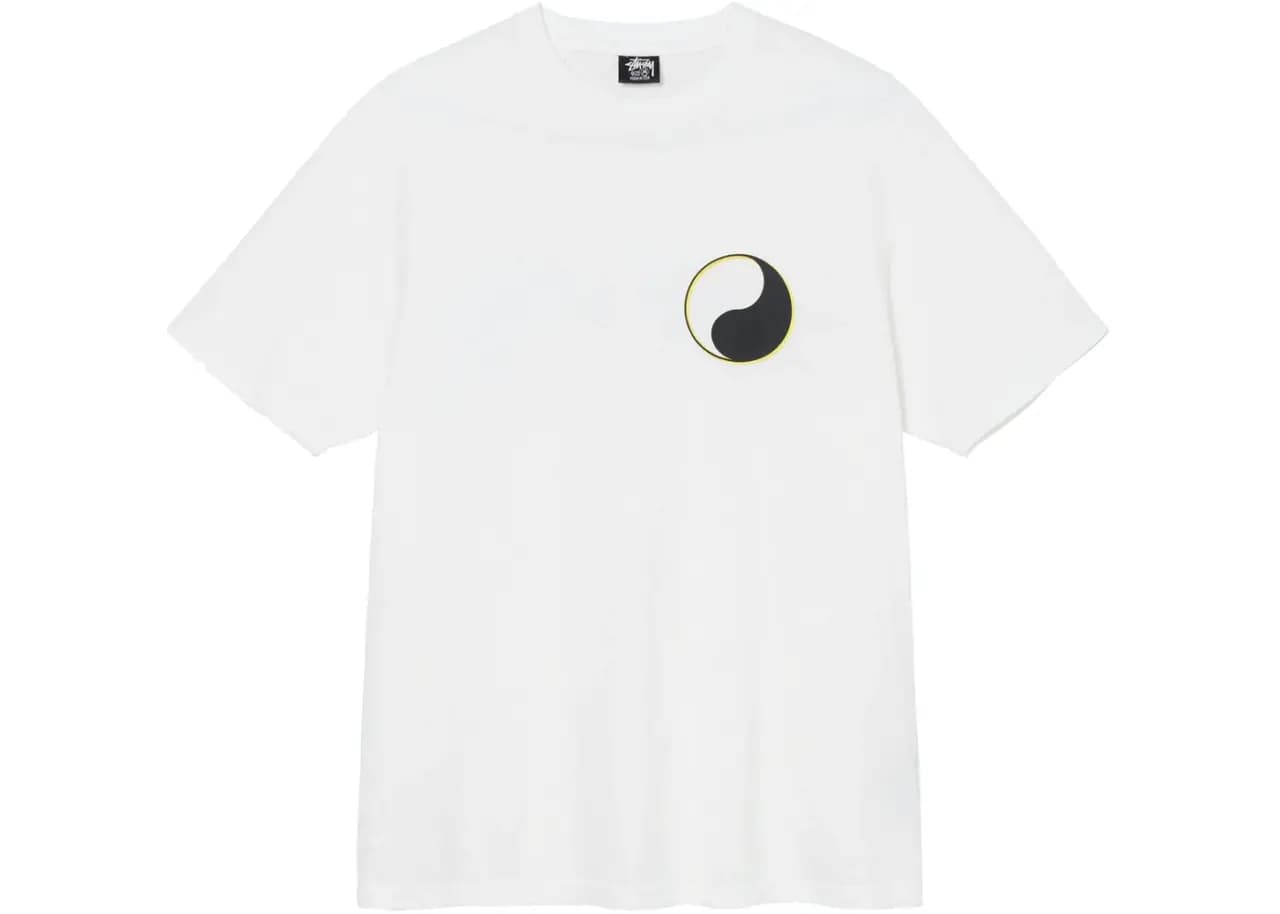 Áo Stussy OL Yin Yang Pigment Dyed Tee 'White' Áo Stussy OL Yin Yang Pigment Dyed Tee 'White'
