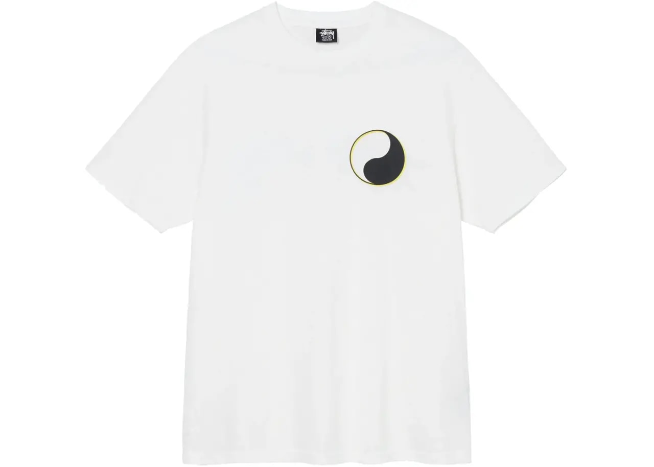 Áo Stussy OL Yin Yang Pigment Dyed Tee 'White' — kich-thuoc: lien-he-order Áo Stussy OL Yin Yang Pigment Dyed Tee 'White' — kich-thuoc: lien-he-order