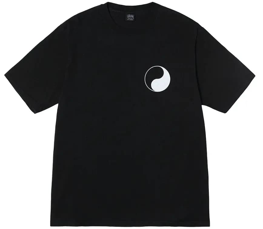 Áo Stussy x Our Legacy Work Shop Yin Yang Pigment Dyed Tee 'Black' Áo Stussy x Our Legacy Work Shop Yin Yang Pigment Dyed Tee 'Black'