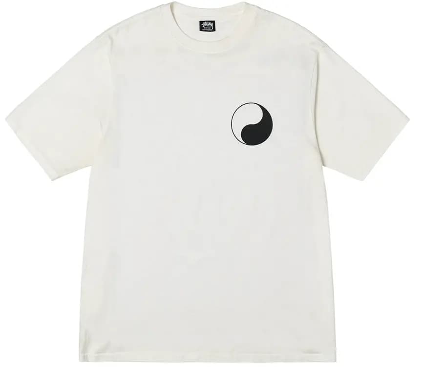 Áo Stussy x Our Legacy Work Shop Yin Yang Pigment Dyed Tee 'Natural' Áo Stussy x Our Legacy Work Shop Yin Yang Pigment Dyed Tee 'Natural'