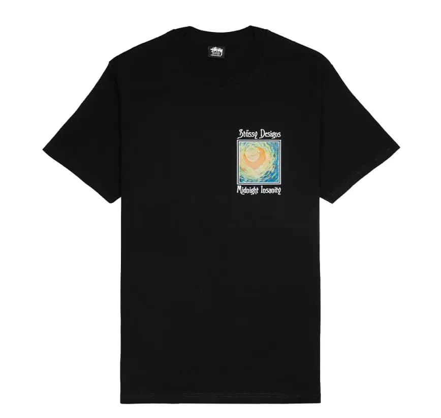 Áo Stussy Midnight Insanity Tee 'Black' Áo Stussy Midnight Insanity Tee 'Black'