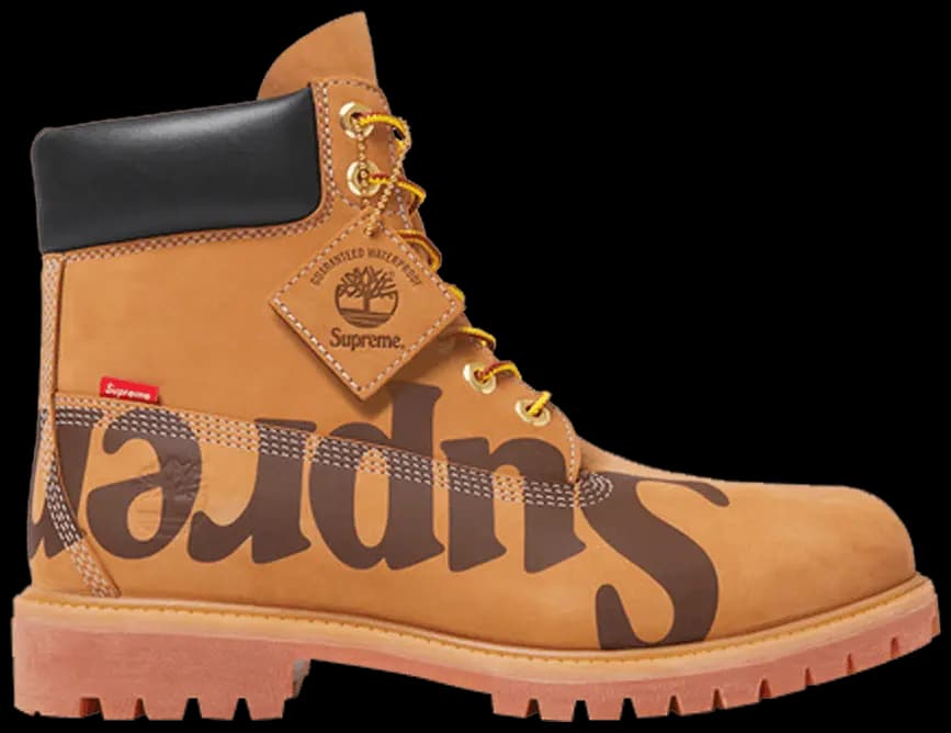 Giày Timberland Supreme x 6 Inch Premium 'Big Logo Wheat' Giày Timberland Supreme x 6 Inch Premium 'Big Logo Wheat'