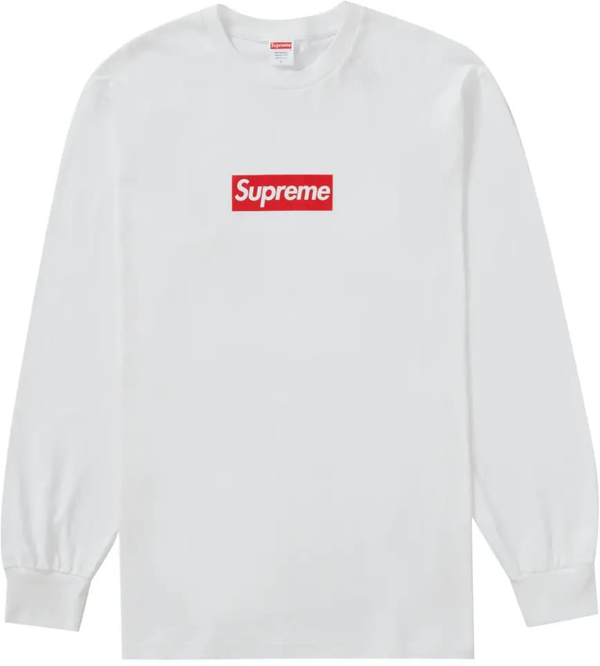 Áo Supreme Box Logo LS Tee 'White' SUP-BOLLTWH Áo Supreme Box Logo LS Tee 'White' SUP-BOLLTWH