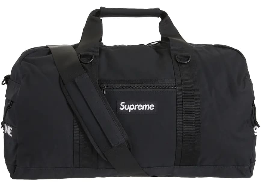 Túi Supreme Field Duffle Bag 'Black' Túi Supreme Field Duffle Bag 'Black'
