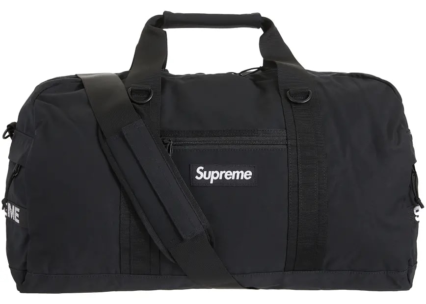 Túi Supreme Field Duffle Bag 'Black' — kich-thuoc: 1-size Túi Supreme Field Duffle Bag 'Black' — kich-thuoc: 1-size
