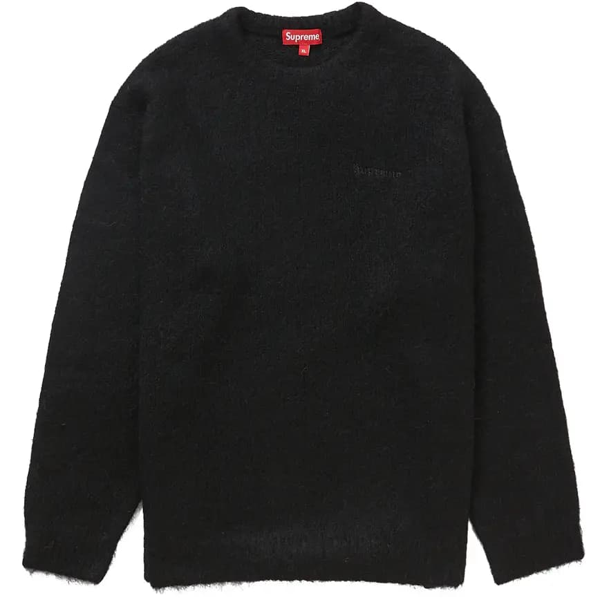 Áo Supreme Mohair Sweater 'Black' Áo Supreme Mohair Sweater 'Black'