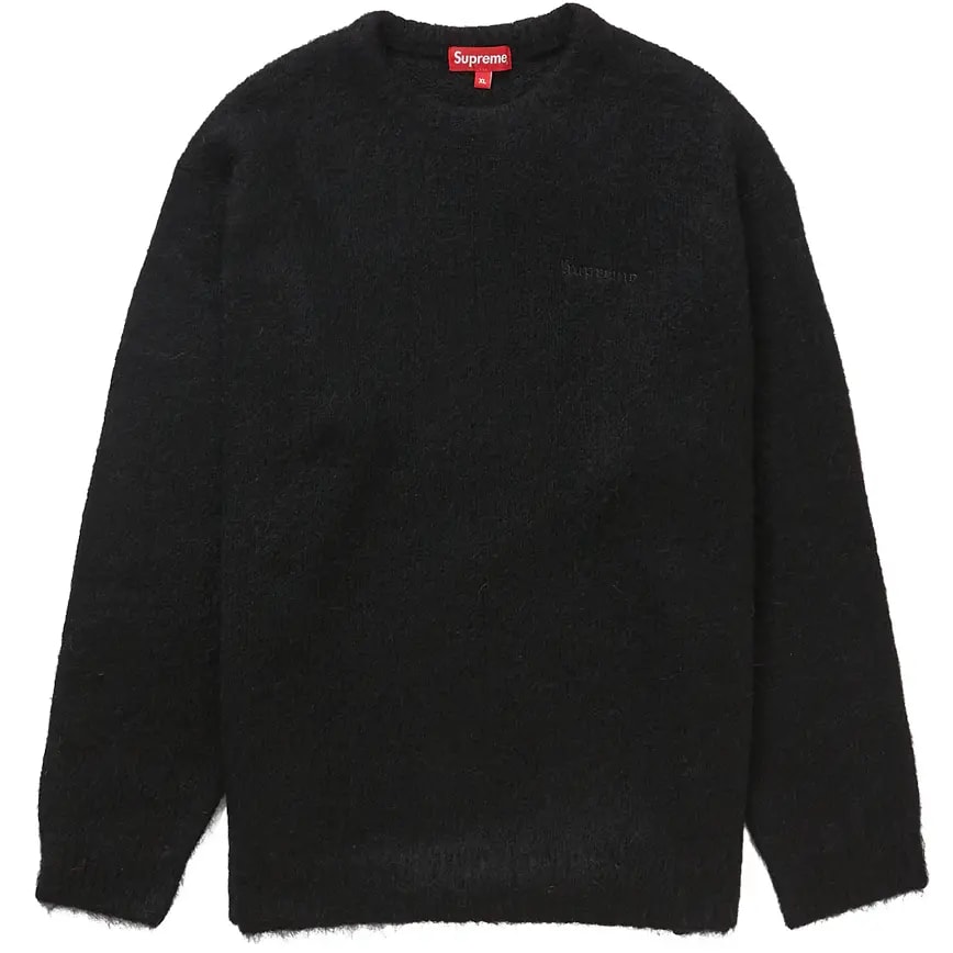 Áo Supreme Mohair Sweater 'Black' — kich-thuoc: XL Áo Supreme Mohair Sweater 'Black' — kich-thuoc: XL