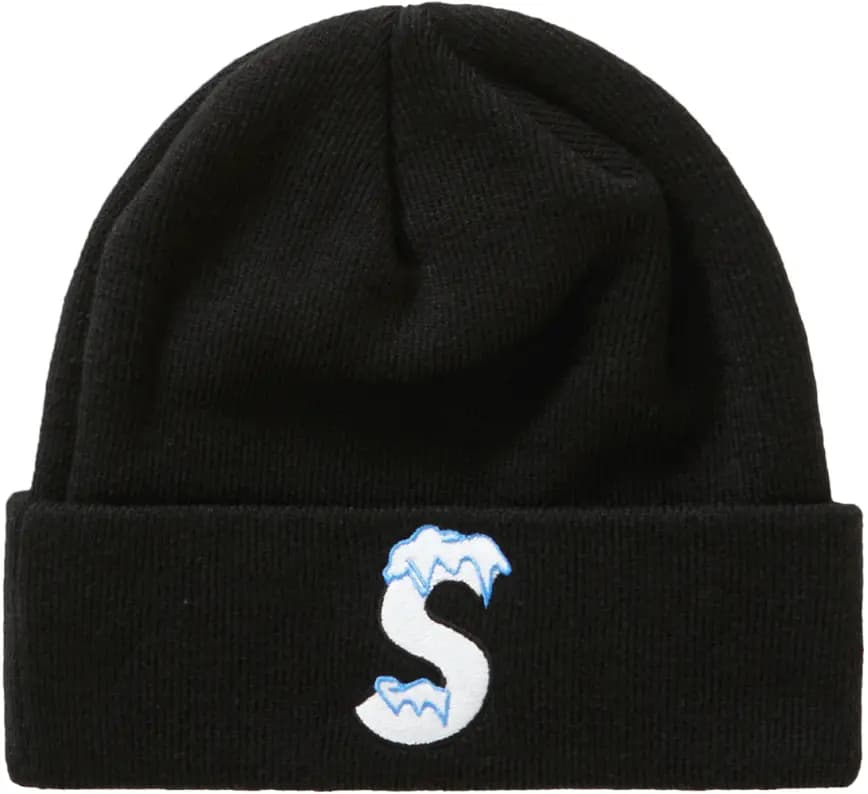 Mũ Supreme New Era S Logo Beanie FW20 Black SUP-NEESLBK Mũ Supreme New Era S Logo Beanie FW20 Black SUP-NEESLBK