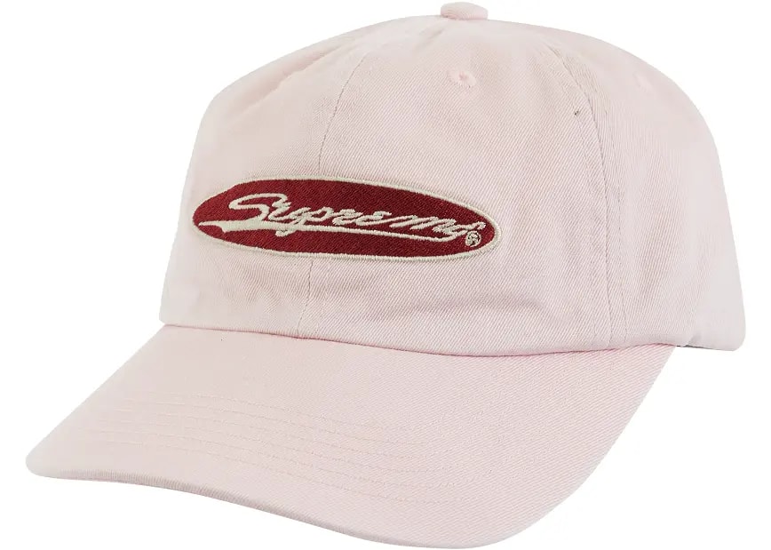 Mũ Supreme Oval 6-Panel Light 'Pink' — kich-thuoc: 1-size Mũ Supreme Oval 6-Panel Light 'Pink' — kich-thuoc: 1-size