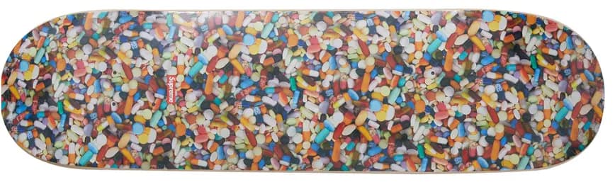 Ván Supreme Pills Skateboard Deck Multicolor SUP-PISDMC Ván Supreme Pills Skateboard Deck Multicolor SUP-PISDMC