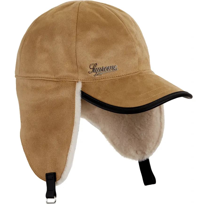 Mũ Supreme Shearling Earflap 6-Panel 'Brown' Mũ Supreme Shearling Earflap 6-Panel 'Brown'