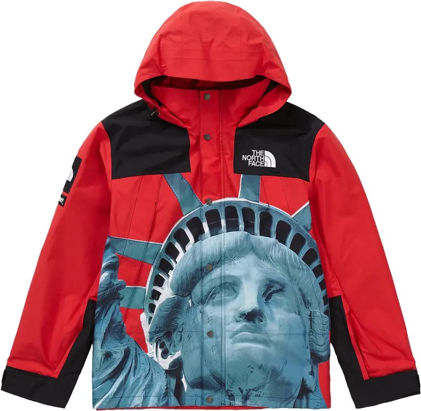 Áo Supreme The North Face Statue of Liberty Mountain Jacket Red SP-TNFSOLMNJCRD Áo Supreme The North Face Statue of Liberty Mountain Jacket Red SP-TNFSOLMNJCRD