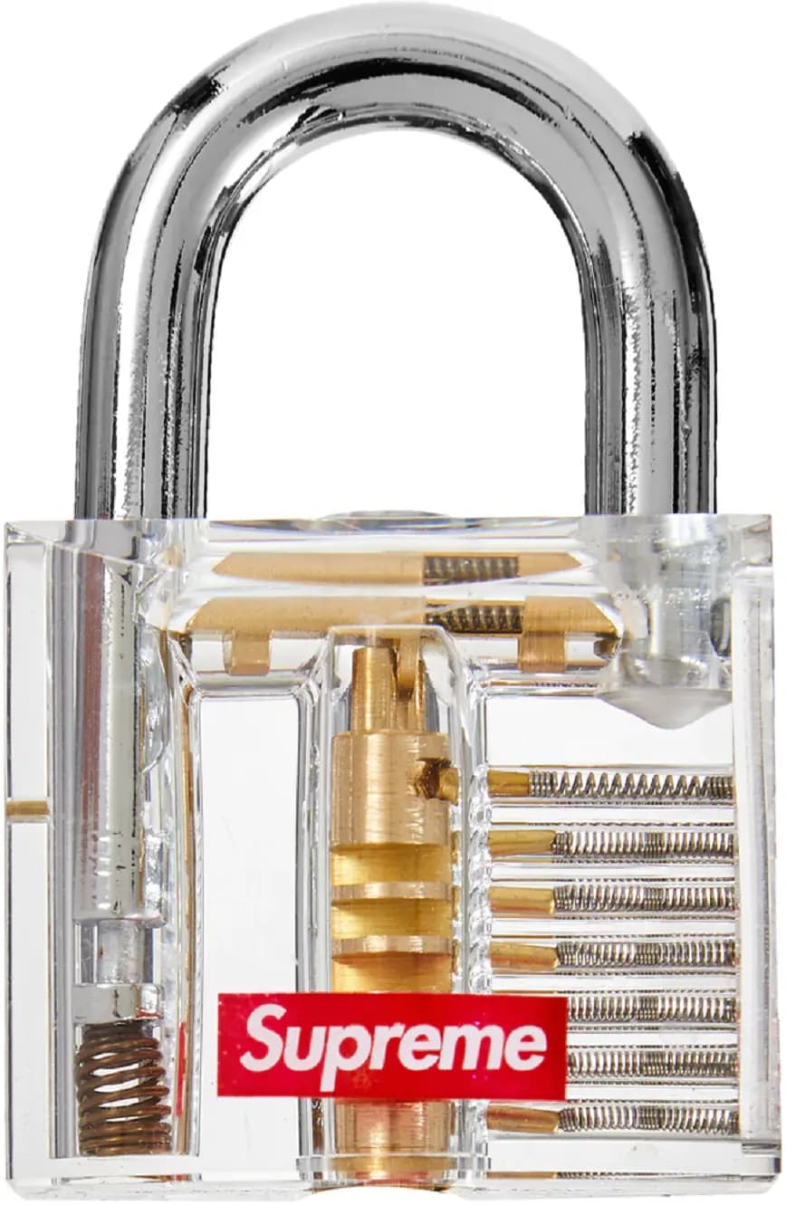 Ổ khóa Supreme Transparent Lock Clear SUP-TRLCLR Ổ khóa Supreme Transparent Lock Clear SUP-TRLCLR