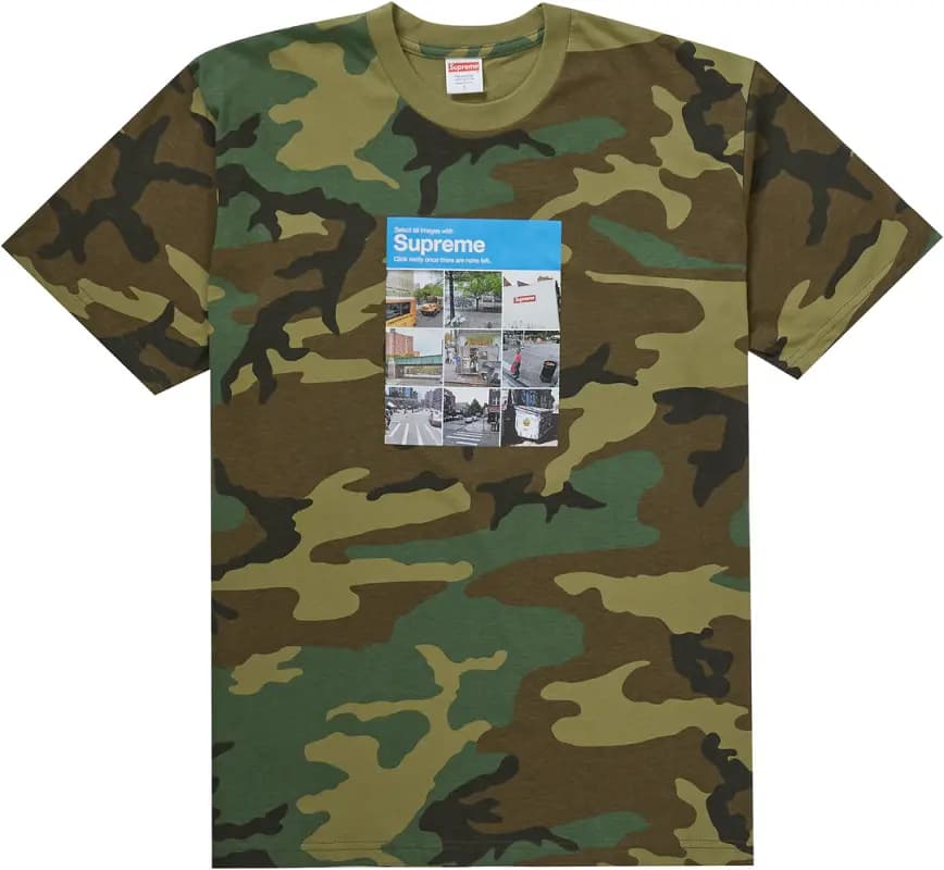 Áo Supreme Verify Tee Woodland Camo SUP-VETWDC Áo Supreme Verify Tee Woodland Camo SUP-VETWDC