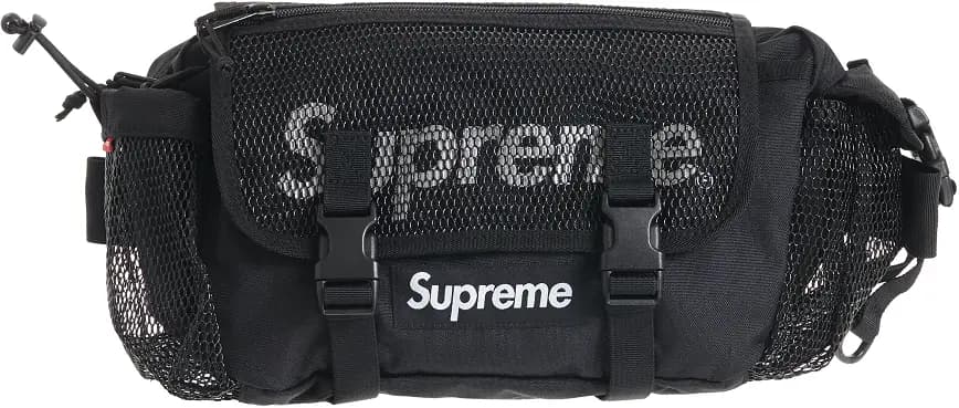 Túi Supreme Waist Bag SS20 Black SUP-WABBKP Túi Supreme Waist Bag SS20 Black SUP-WABBKP