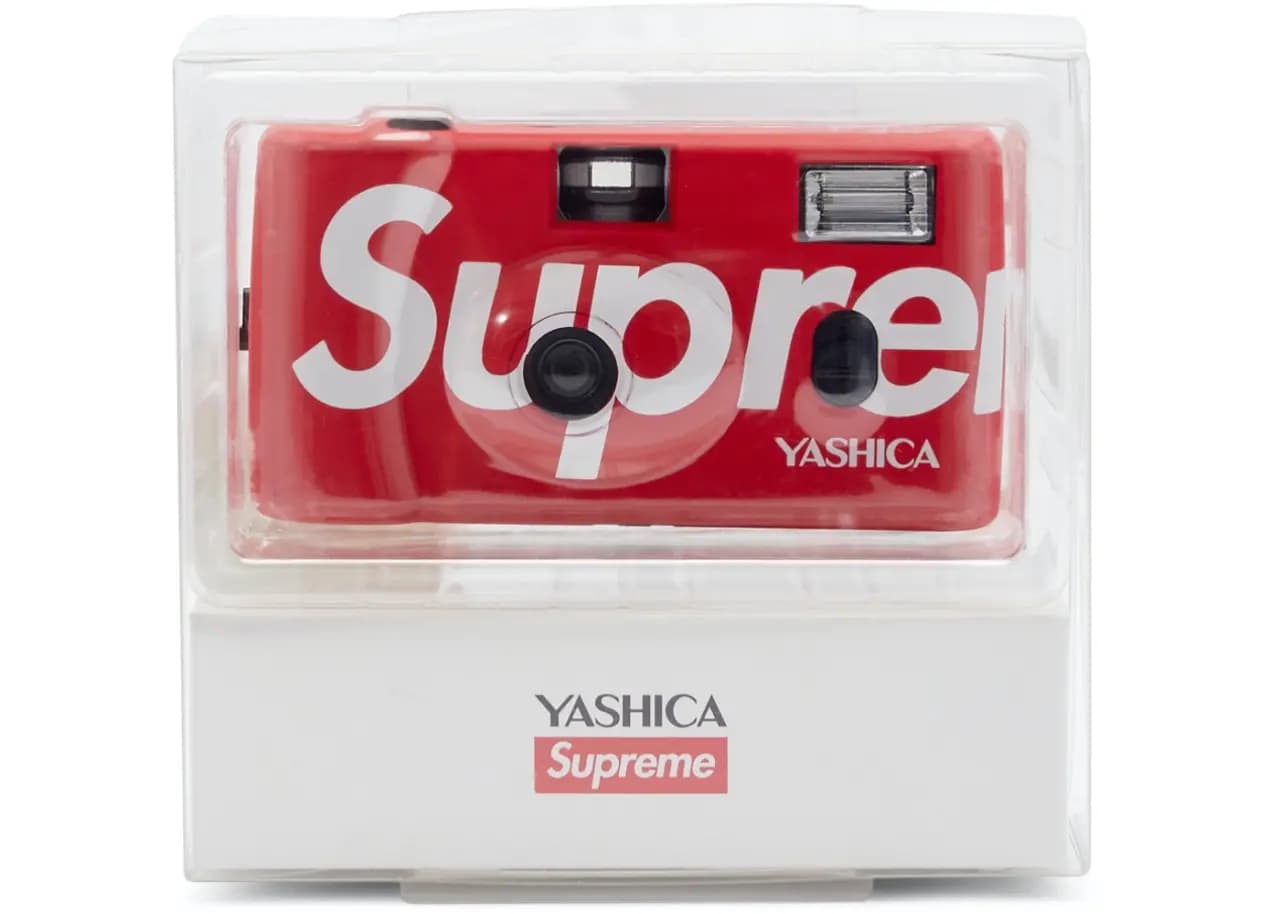 Máy ảnh Supreme Yashica MF-1 Camera Red SS21 Máy ảnh Supreme Yashica MF-1 Camera Red SS21
