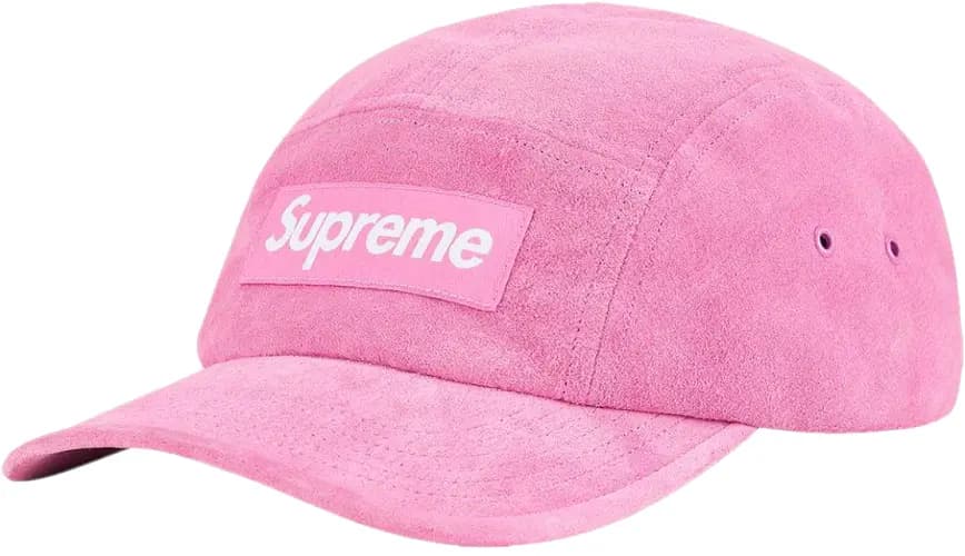 Mũ Supreme Suede Camp Cap 'Pink' Mũ Supreme Suede Camp Cap 'Pink'