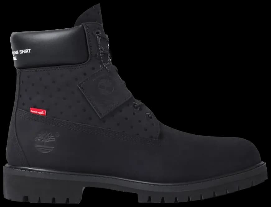 Giày Timberland Comme des Garçons x Supreme x 6 Inch 'Black' TB0A14LP Giày Timberland Comme des Garçons x Supreme x 6 Inch 'Black' TB0A14LP