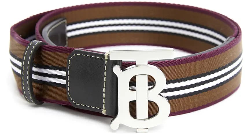 Thắt Lưng Burberry Icon Stripe Webbing 'Brown' 8062908 Thắt Lưng Burberry Icon Stripe Webbing 'Brown' 8062908
