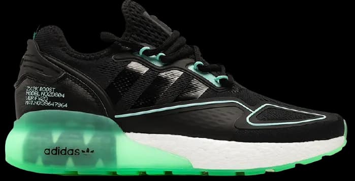 Giày Adidas ZX 2K Boost 'Core Black Green' H67935 Giày Adidas ZX 2K Boost 'Core Black Green' H67935