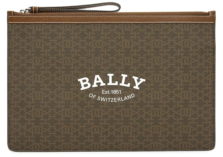 Túi Bally B-Monogram BOLLIS LARGE TML 801 Clutch 'Brown' BOLLIS-LARGE-TML-801 Túi Bally B-Monogram BOLLIS LARGE TML 801 Clutch 'Brown' BOLLIS-LARGE-TML-801
