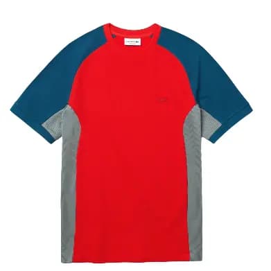 Áo Lacoste Colourblock Piqué Crew Neck T-shirt Red TH5017-00 Áo Lacoste Colourblock Piqué Crew Neck T-shirt Red TH5017-00