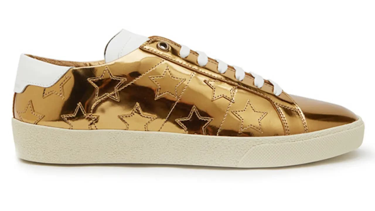 Giày Saint Laurent YSL Mens SL06 Low Top Star Sneakers 472389-AALA0-8262 Giày Saint Laurent YSL Mens SL06 Low Top Star Sneakers 472389-AALA0-8262