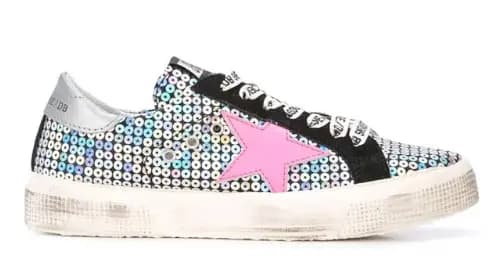 Giày Golden Goose 'Black pink' G33WS127J2 Giày Golden Goose 'Black pink' G33WS127J2