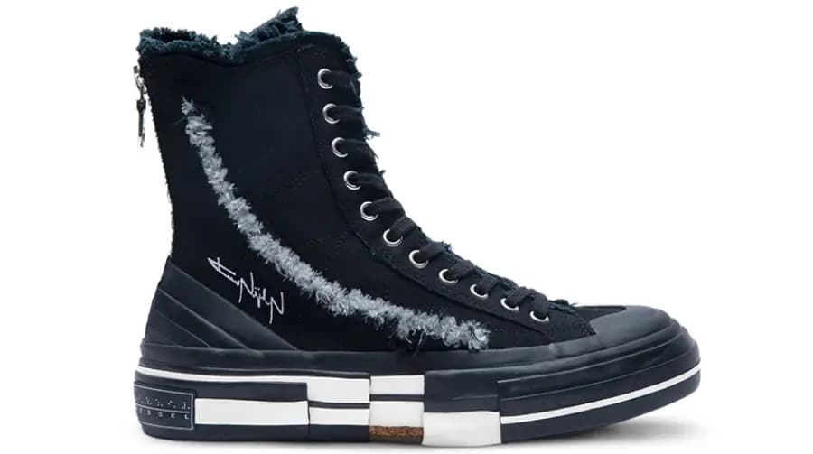 Giày XVESSEL G.O.P. Highs for Yohji Yamamoto Reflect Stitch Giày XVESSEL G.O.P. Highs for Yohji Yamamoto Reflect Stitch
