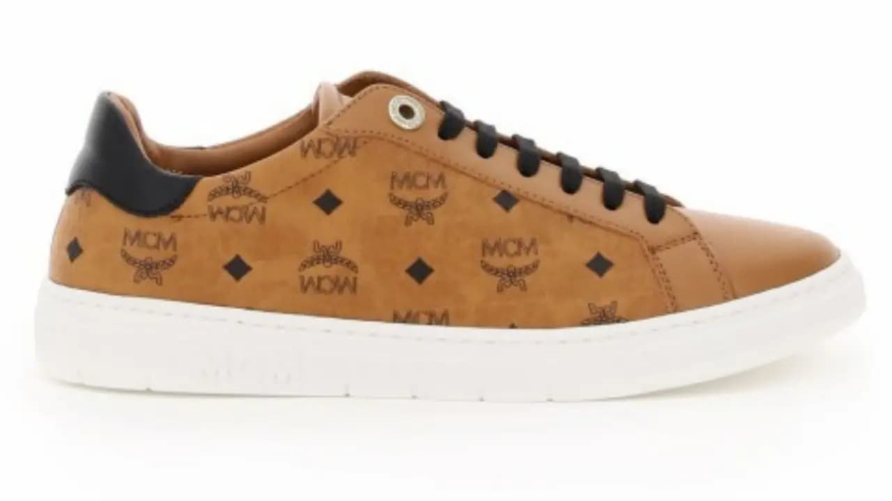 Giày Mcm Terrain Visetos Cognac MESAAMM17-CO Giày Mcm Terrain Visetos Cognac MESAAMM17-CO