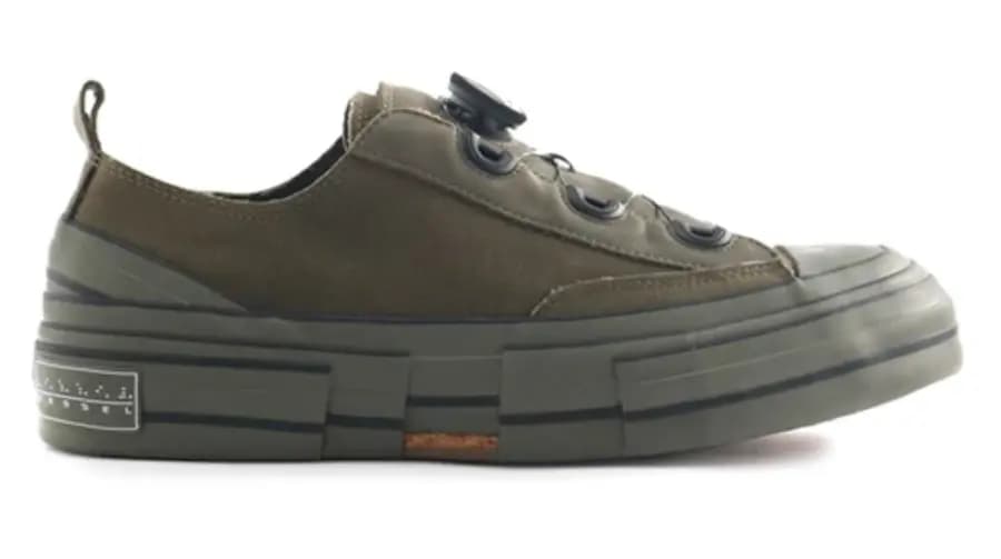 Giày XVESSEL G.O.P. LOWS for Y'S Olive Giày XVESSEL G.O.P. LOWS for Y'S Olive