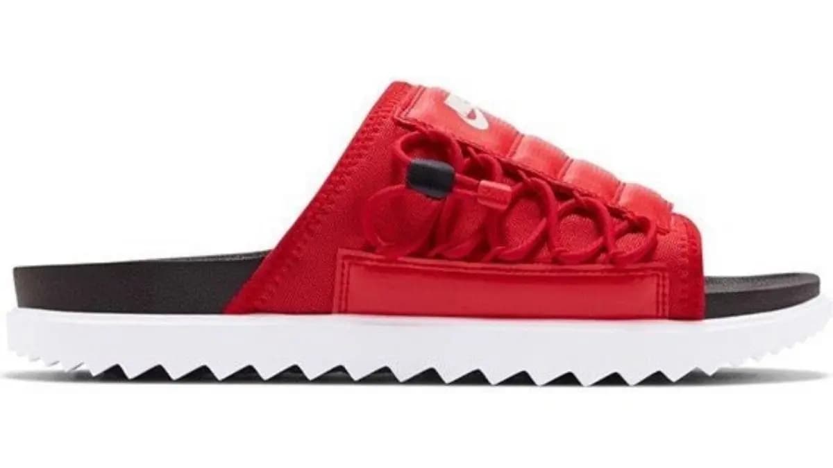 Dép Nike Asuna Slide 'Street October Red Black' CI8800-001 Dép Nike Asuna Slide 'Street October Red Black' CI8800-001