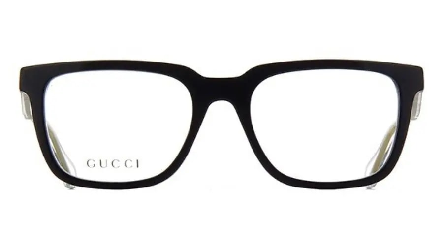 Kính Gucci Crystal Transparent Black GG0560O-005 Kính Gucci Crystal Transparent Black GG0560O-005