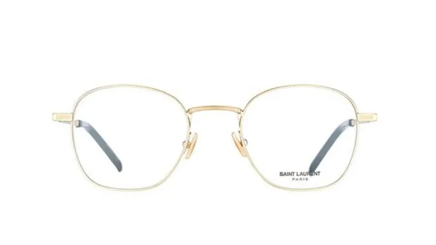 Kính Saint Laurent Eyeglasses in Gold SL 128 003 Kính Saint Laurent Eyeglasses in Gold SL 128 003