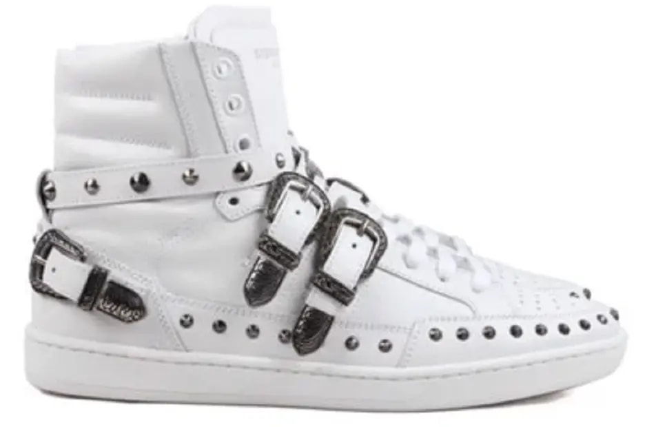 Giày Saint Laurent High Top 'White' 346798-AQ500-9089 — kich-thuoc: lien-he-order Giày Saint Laurent High Top 'White' 346798-AQ500-9089 — kich-thuoc: lien-he-order
