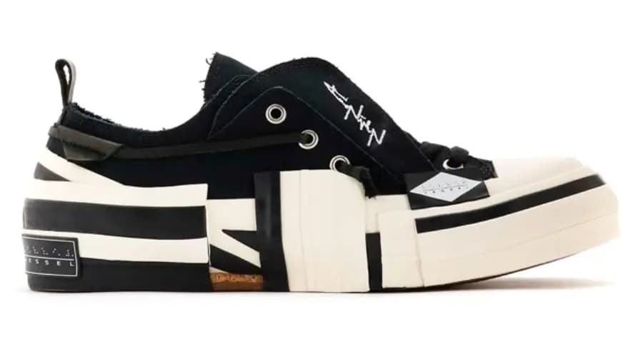 Giày XVESSEL G.O.P Lows for Yohji Yamamoto Black SLS Giày XVESSEL G.O.P Lows for Yohji Yamamoto Black SLS
