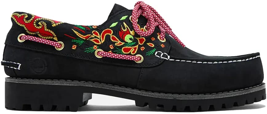 Giày Timberland 3-Eye Clot Handsewn Boat Shoe 'Black' TB0A5Z1H001-BLK Giày Timberland 3-Eye Clot Handsewn Boat Shoe 'Black' TB0A5Z1H001-BLK
