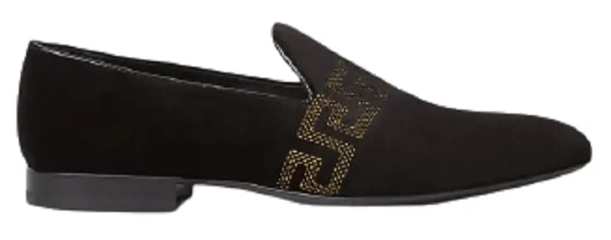 Giày Versace Greca Embroidered Velvet Loafers Print DSU6488-DVL9C-D4191 Giày Versace Greca Embroidered Velvet Loafers Print DSU6488-DVL9C-D4191