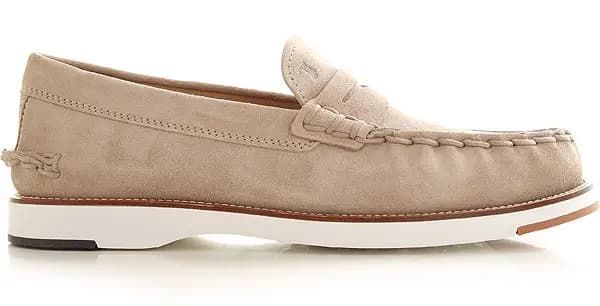 Giày Tod's Man Beige Loafers in Suede XXM02G0EG80RE09MCC609 Giày Tod's Man Beige Loafers in Suede XXM02G0EG80RE09MCC609
