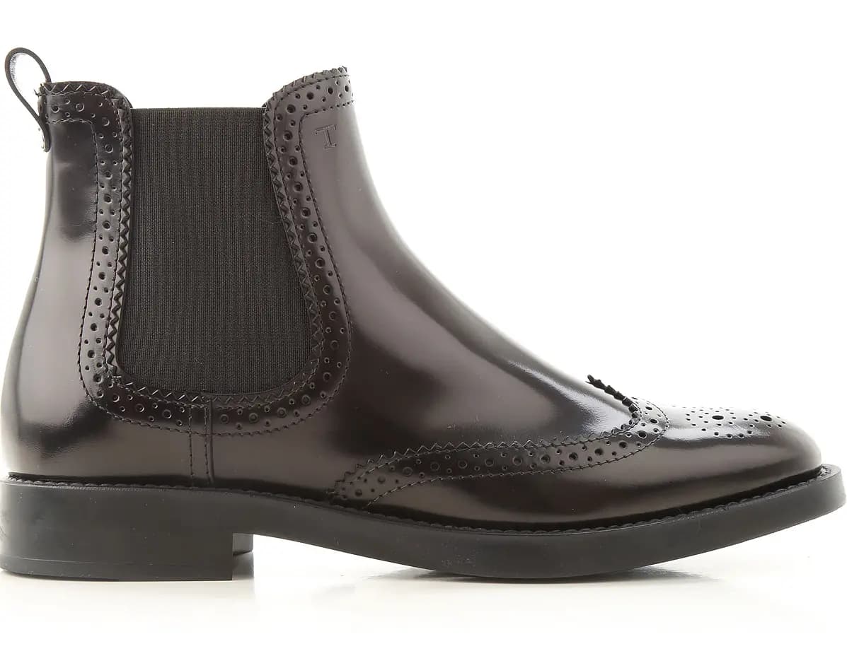 Giày Tod's Wmns Black Ankle Boots in Leather XXW60C0DE30AKT35B999 Giày Tod's Wmns Black Ankle Boots in Leather XXW60C0DE30AKT35B999