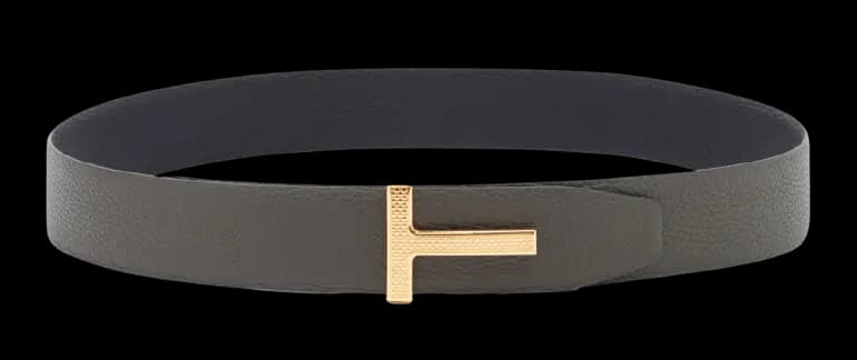 Thắt lưng Tom Ford Dark Olive Black T Belt TB249T-LCL050-C4924 Thắt lưng Tom Ford Dark Olive Black T Belt TB249T-LCL050-C4924