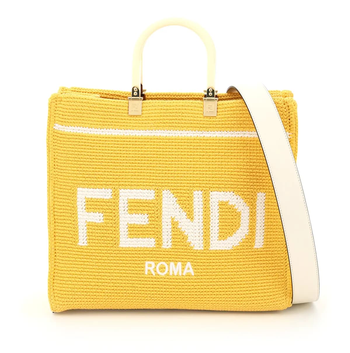 Túi Fendi Sunshine Crochet Bag 'Yellow' 8BH386-AFP2-F1E8X Túi Fendi Sunshine Crochet Bag 'Yellow' 8BH386-AFP2-F1E8X