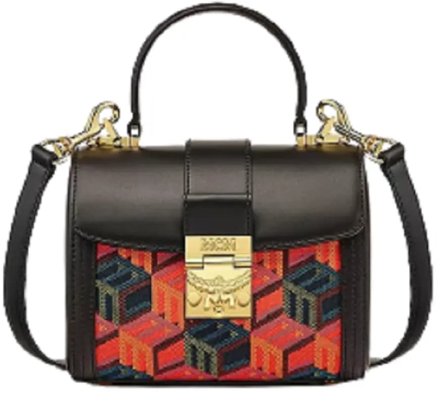 Túi MCM Tracy Satchel in Cubic Monogram Jacquard MWECSCK01MT001 Túi MCM Tracy Satchel in Cubic Monogram Jacquard MWECSCK01MT001