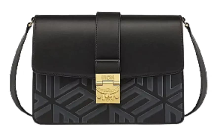 Túi MCM Tracy Shoulder Bag in Cubic Logo Leather MWSCSXT03BK001 Túi MCM Tracy Shoulder Bag in Cubic Logo Leather MWSCSXT03BK001