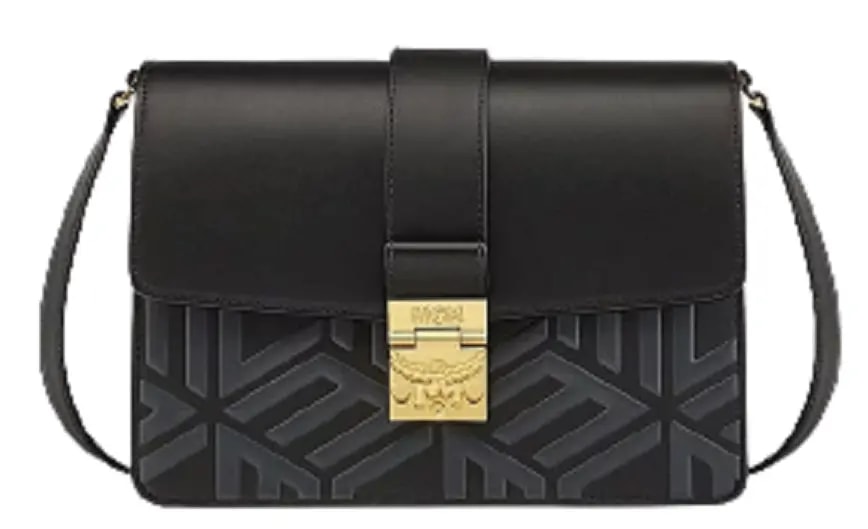 Túi MCM Tracy Shoulder Bag in Cubic Logo Leather MWSCSXT03BK001 Túi MCM Tracy Shoulder Bag in Cubic Logo Leather MWSCSXT03BK001
