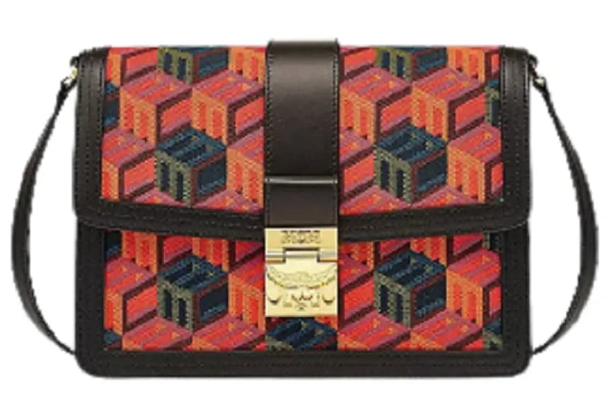 Túi MCM Tracy Shoulder Bag in Cubic Monogram Jacquard MWSCSCK01MT001 Túi MCM Tracy Shoulder Bag in Cubic Monogram Jacquard MWSCSCK01MT001