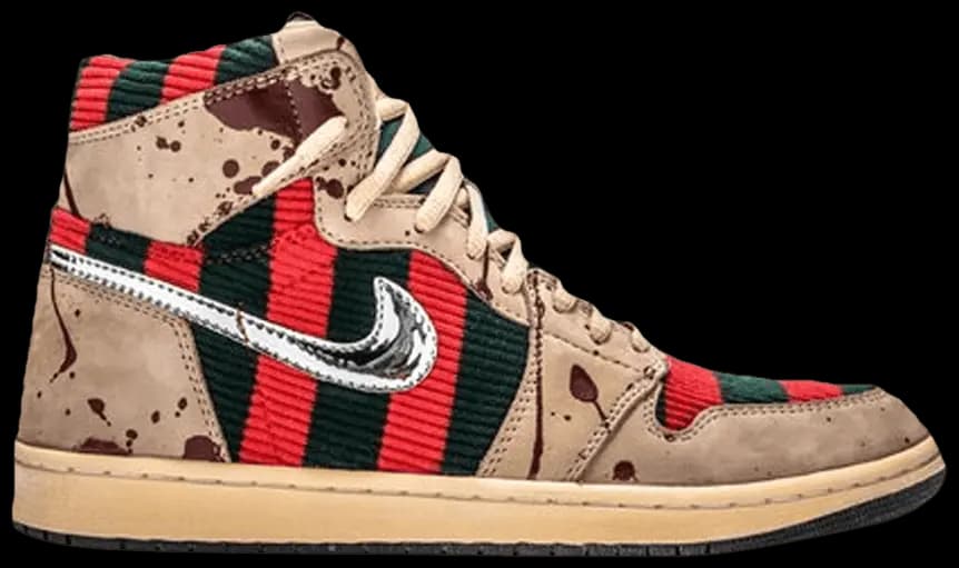 Giày Nike Shoe Surgeon x Air Jordan 1 High 'Freddy Krueger' Custom TSS-AJ1-FREDDY Giày Nike Shoe Surgeon x Air Jordan 1 High 'Freddy Krueger' Custom TSS-AJ1-FREDDY