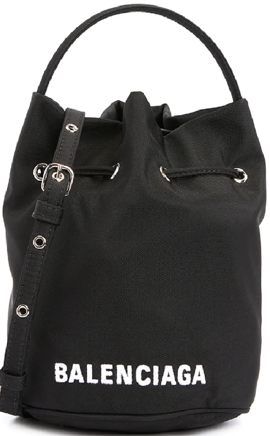 Túi Balenciaga Wheel Extra Small Drawstring Bucket Tote 'Black' 656682-H854N-1060 Túi Balenciaga Wheel Extra Small Drawstring Bucket Tote 'Black' 656682-H854N-1060