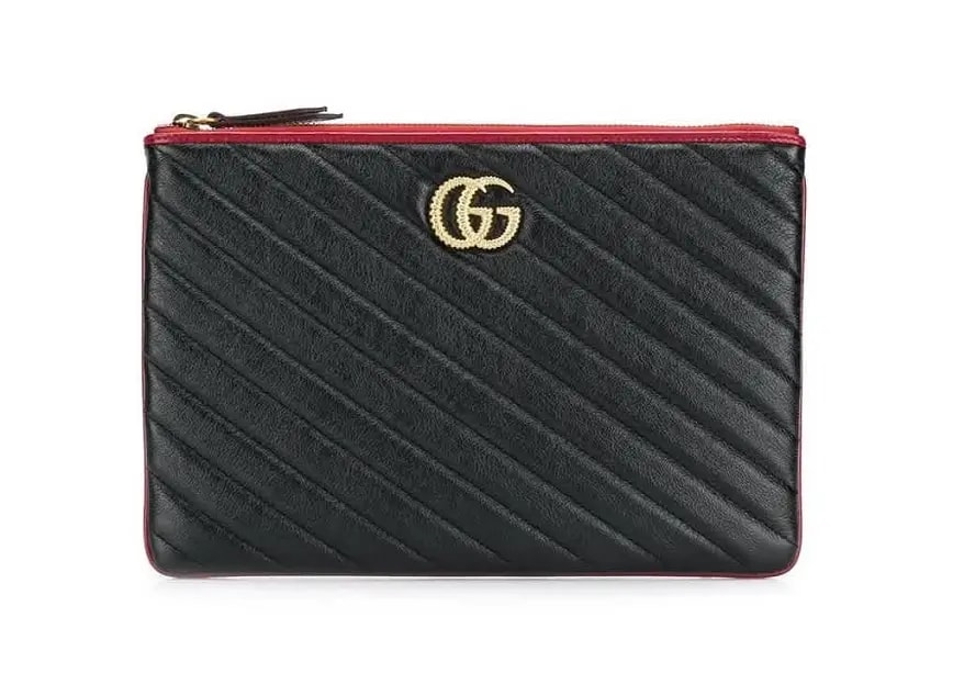 Túi Gucci GG Marmont Quilted Leather Pouch 573814 0OLFX 8277 Túi Gucci GG Marmont Quilted Leather Pouch 573814 0OLFX 8277